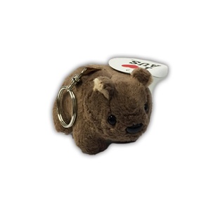 Wombat Plush Keyring