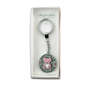 Spinning Pink Koala - Premium Keyring
