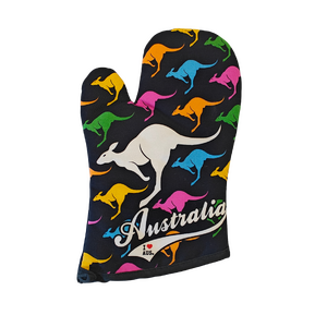 Colourful Multi Kangaroos - Mitten