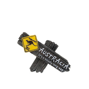 Its a Bloody Long Way Roadsign - Magnet