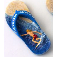Surfer Guy Thong Shaped Fridge Magnet