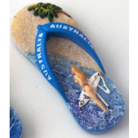Surfer Girl Thong Shaped Fridge Magnet