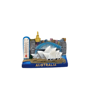 Sydney Harbour With Thermometer - Magnet