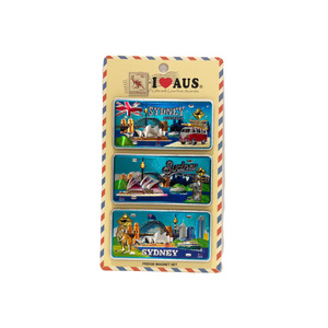 Sydney Kombi Van Number Plate - 3 Pack Magnet