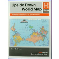 UPSIDE DOWN WORLD MAP
