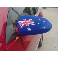 AUSTRALIAN FLAG DESIGN CAR MIRROR COVERS - PACK OF 2