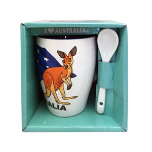 Kangaroo Mug with Spoon