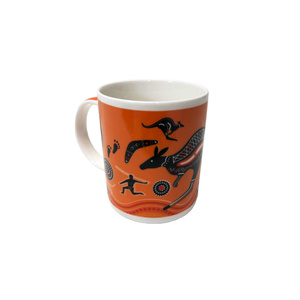 Orange Aboriginal Design - Coffee Mug