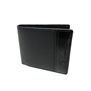 Kangaroo & Map Black - Mens Wallet