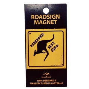 Small Kangaroo Roadsign Magnet