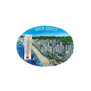 GOLD COAST FRIDGE MAGNET WITH THERMOMETER