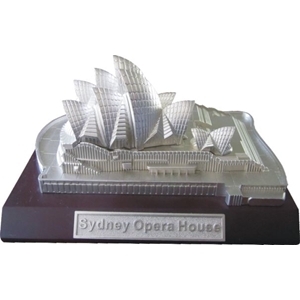 Opera House Figurine - Silver