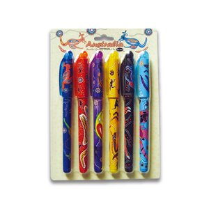 Aboriginal Dot Art Pens - 6 Pack