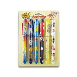Australian Icons Pens - Pack of 6