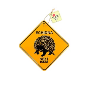 Echidna Metal Roadsign Medium