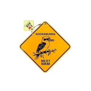 Kookaburra Metal Roadsign Medium