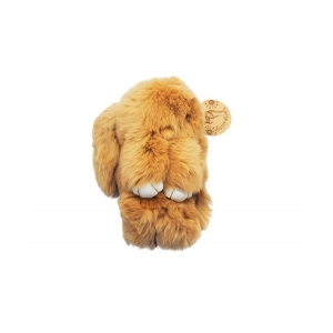 Rabbit Fur Keyring