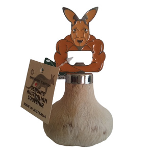 Australian Muscles Kangaroo Scrotum Bottle Opener