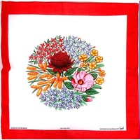 Australian Wildflowers Cotton Scarf