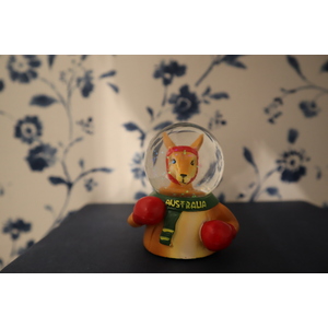 Boxing Kangaroo Snowglobe - Small