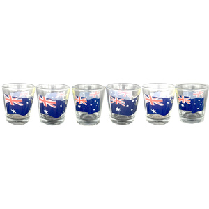 Australian Flag - 6 Pack Shot Glass