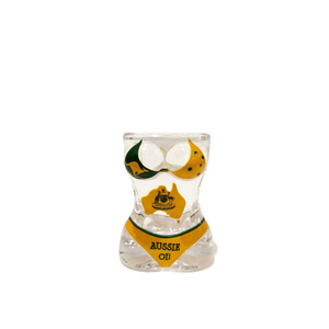 Green & Gold with Map - Bikini Shot Glass