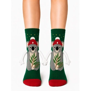 Christmas Koala with Magnet - Adult Socks