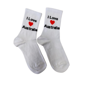 I Love Australia - Adult Socks