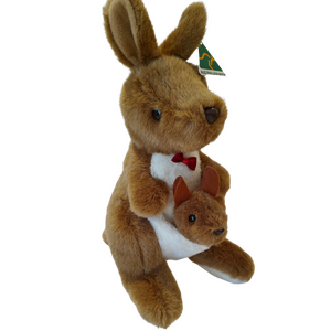 Australian Made Kangaroo with Baby Plush Toy - Large