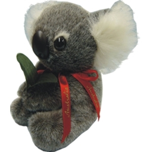 Australian Made Koala with Leaf Plush Toy - Medium