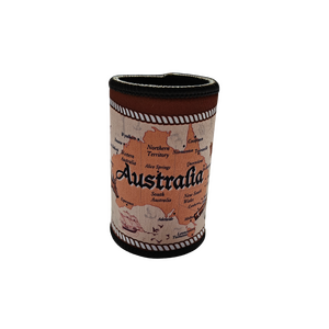 Kangaroo and Map Stubby