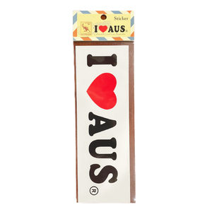 I Love Aus Sticker - 1 Pack