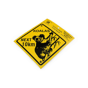 Koalas Next 100km Roadsign Sticker