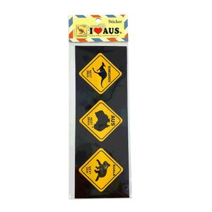 Roadsign Sticker - 1 Pack