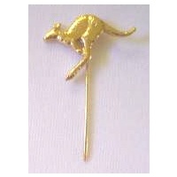 Kangaroo Gold Plated Stick Pins - 5 Pack