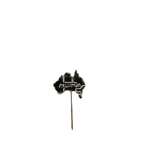 Australian Map Gold Plated Stick Pins - 5 Pack