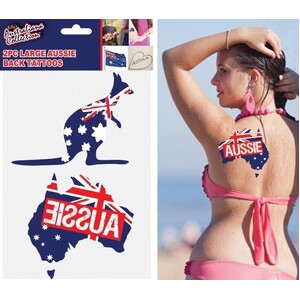 Australian Body Tattoos Large - 4 Pack