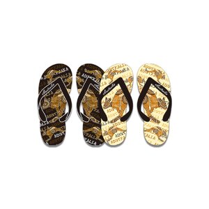 Aboriginal Art with Kangaroos - Thongs