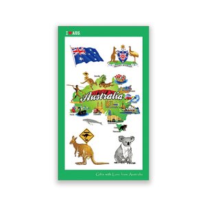 Australian Map - Tea Towel