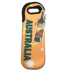 Green & Gold - Wine Bottle Bag