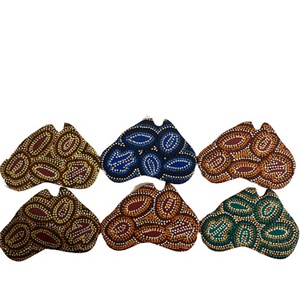 Wooden Aboriginal Dot Art on Map  - 6 Coaster Set