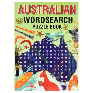 Book Wordsearch Puzzle Australian Theme