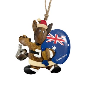 Kangaroo Sack & Bell - Christmas Ornament