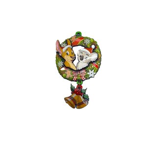 Aussie Wreath - Christmas Ornament