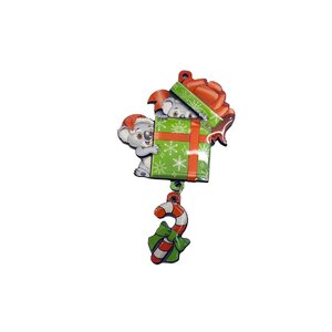 Koalas in a Present - Christmas Ornament