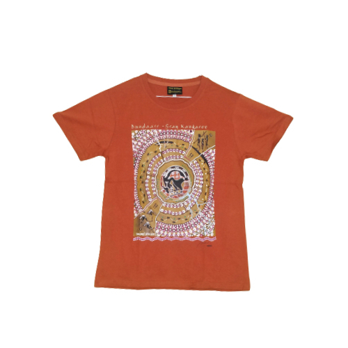 Bundaarr - Kangaroo Design T-Shirt [Colour: Orange] [Size: S - Small]