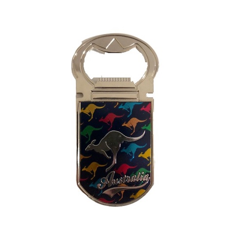 Magnet Colourful Kangaroos Bottle Opener