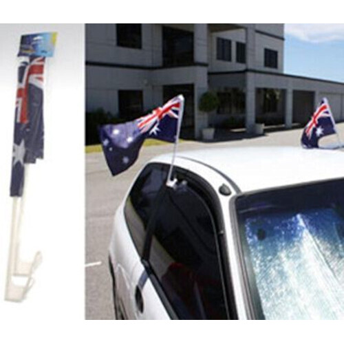 Australian Flag Car Flag - 2 Pack