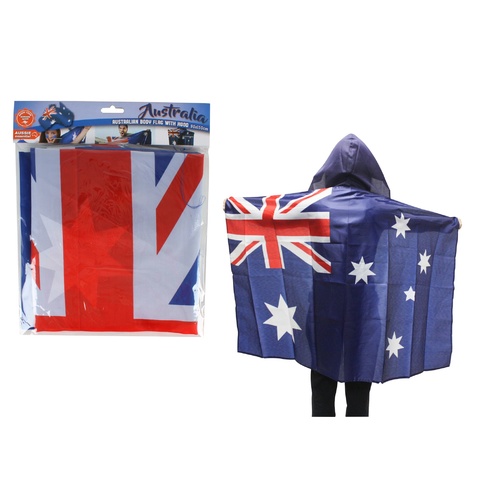 Australian Body Flag with Hood