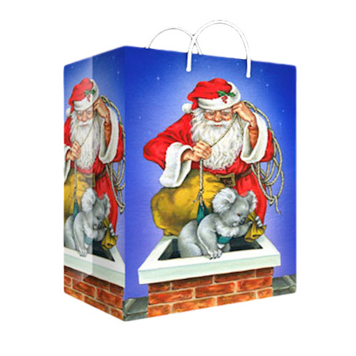 Down The Chimney Christmas Gift Bag - Large Size